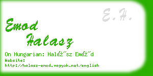 emod halasz business card